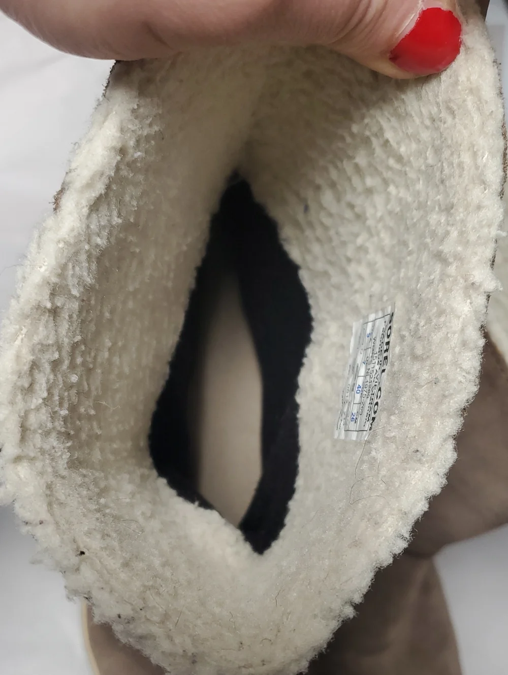 Sorel Women's Glacy Taupe Suede Waterproof Fleece-Lined Mid-Calf Boots Size 9